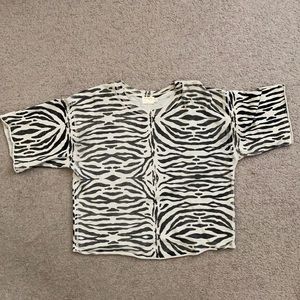 Nation Zebra Print Shirt